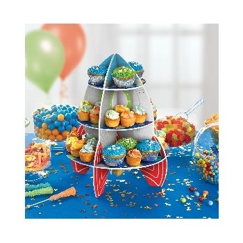 Expositor Cupcakes Cohete
