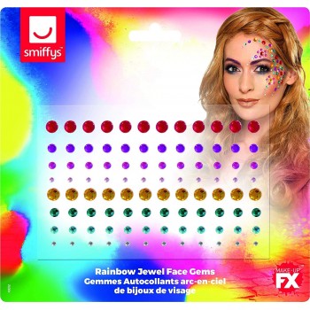 Pack Gemas P/Cara Multicolor