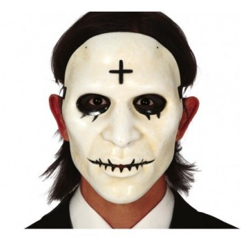Mascara Blanca Cruz Hombre