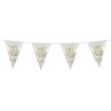 Banderin Happy New Year Bl/Oro