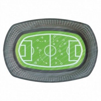 P/6 Plato Campo Futbol Ovalado