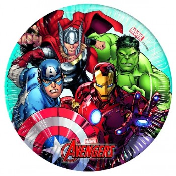 P/8 Plato 20Cm Vengadores