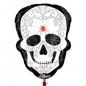 Globo Calavera Araña Roja Globo Calavera Araña Roja