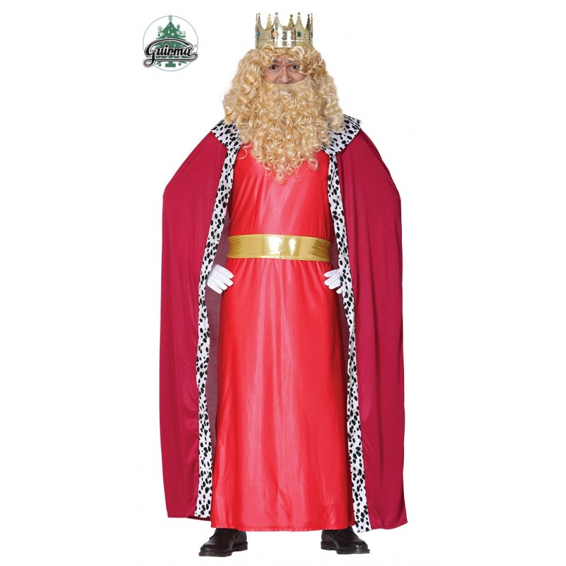 Traje Rey Mago Rojo T-L Traje Rey Mago Rojo T-L