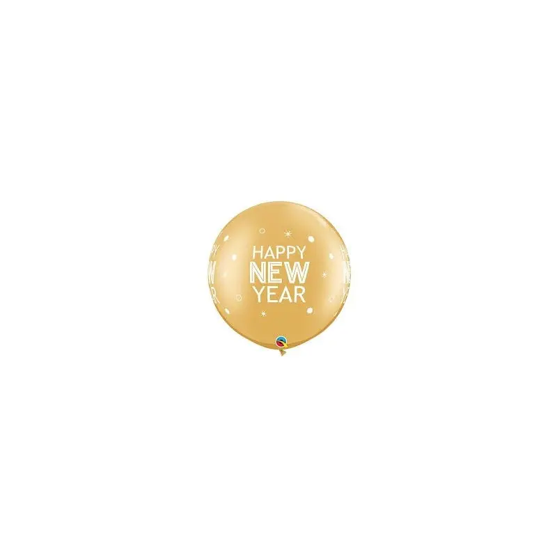 Globo Jumbo Oro Happy New Year Globo Jumbo Oro Happy New Year
