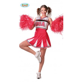 Disf.Cheerleader Adulta T-L