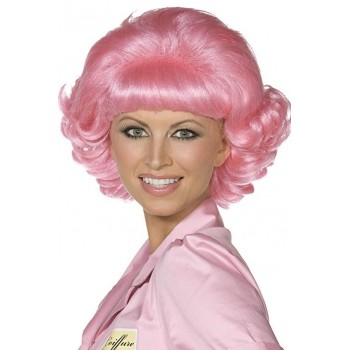 Peluca Rosa Grease Frenchy