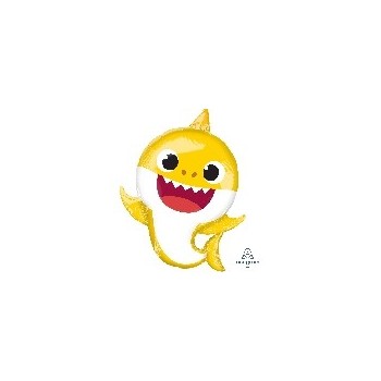 Globo Forma Baby Shark Amarill