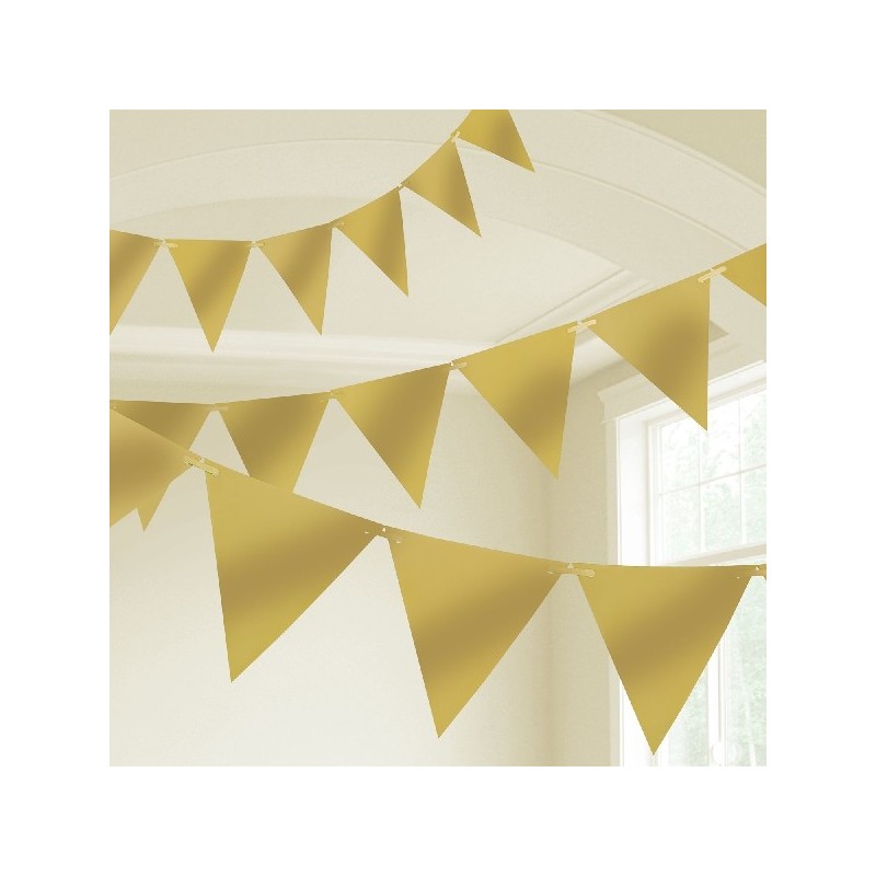 Banderin Triang.Oro Pl.10Mt Banderin Triang.Oro Pl.10Mt