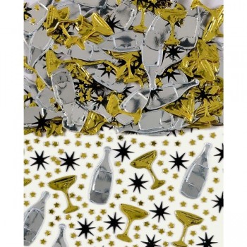 P/Confetti Champan Oro/Plt/Ng