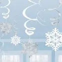 P/12 Colg.Espiral Copos Nieve P/12 Colg.Espiral Copos Nieve