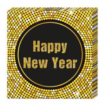 P/20 Serv.Happy New Year Oro