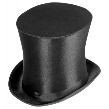 Sombrero Copa Xl Negro Saten